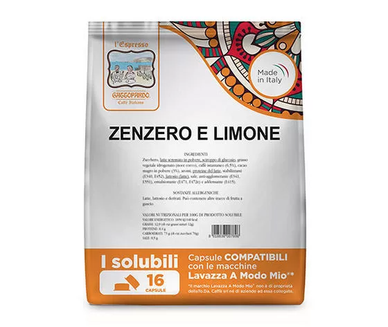 ZENZERO E LIMONE Solubili Gattopardo